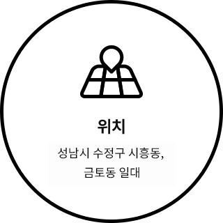 위치 : 성남시 수정구 시흥동, 금토동 일대